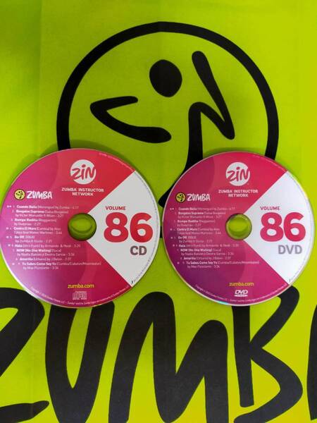 希少品 ZUMBA ズンバ ZIN86 CD&DVD インストラクター専用
