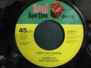 Elbowed-Out F. Denis Wilcox ： Things Are Changing 7'' / 45s ★ シアトルのローカル・ボーカル・グループ未発表曲 ☆ 5点送料無料