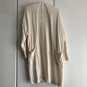 美品 ルノンキュール 前あき カーディガン Mサイズ アイボリー