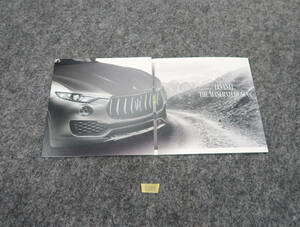  Maserati re Van te catalog small booklet 4 page 2018 year postage 370 jpy C385