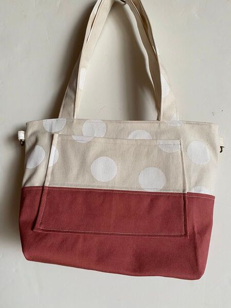 帆布トートバッグ(ハンドメイド)