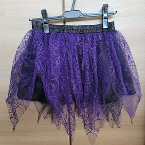 蜘蛛の巣 ミニスカート ハロウィン