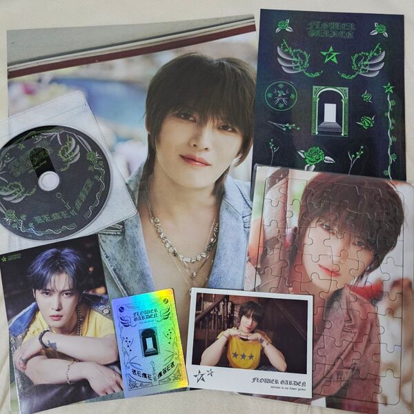 ジェジュンアルバム FLOWER GARDEN ブラック CD+特典+トレカ