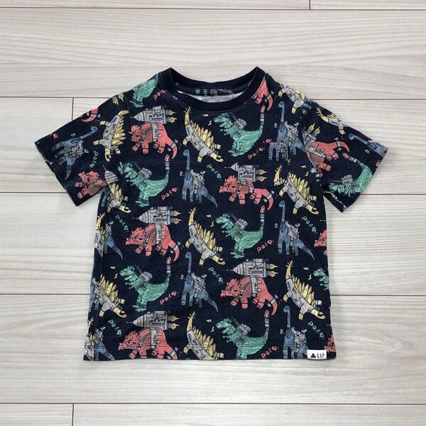 Tシャツ 半袖 ネイビー 恐竜 110 GAP