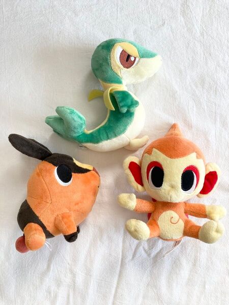ポケモンセンター ぬいぐるみ ヒコザル ツタージャ ポカブ