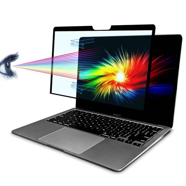 Macbook pro16 粘着式 ブルーライトカット液晶保護フィルム 気泡0