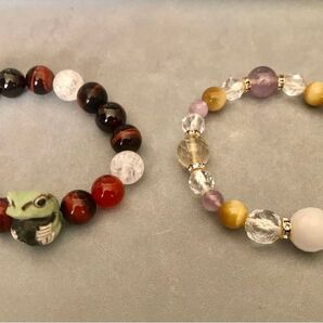天然石 ブレスレット パワーストーン カエル まとめ売り ハンドメイド