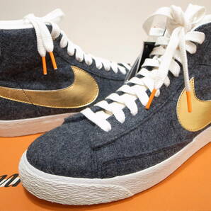 【送料無料】BEAMS別注 NIKE BLAZER MID PRM VNTG QS 限定コラボ フランネル地 ビンテージ加工 筆記体 ブレザー 638322-400 US10/28cm 新品