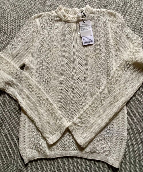 【新品タグ付】MOUSSYレースプルオーバー 最終値下げ