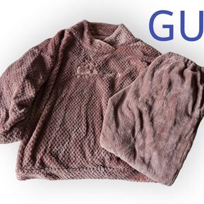 GU パジャマ ルームウェア 上下 ふわふわ