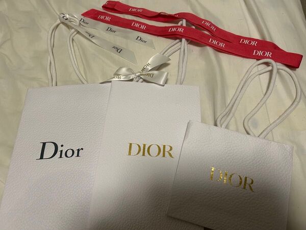 Dior ショッパーとリボン バラ売りOK