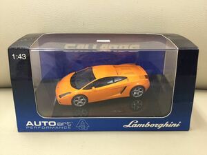 1/43 AUTOart Lamborghini GALLARDO ランボルギーニ ガヤルド 黄