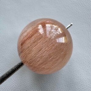 【粒売り】③ ピーチ ピンク モカ ホワイト バイカラー サゲ 大玉 天然石