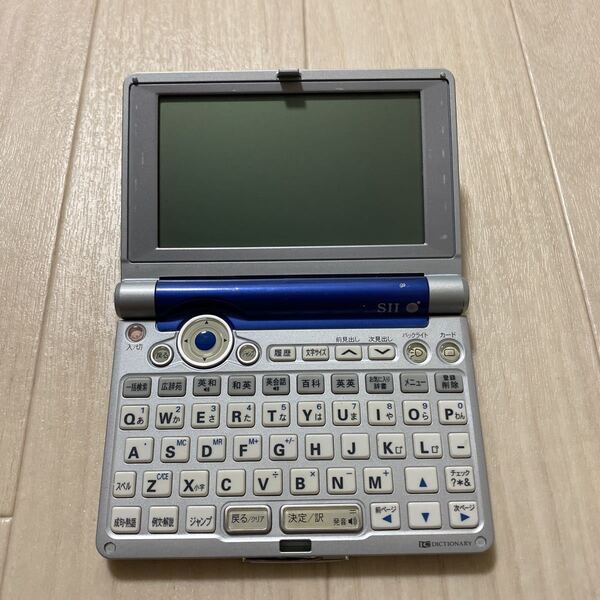 SEIKO SII IC DICTIONARY SR-MK4100 セイコー コンパクトモデル 電子辞書 単四電池 J346