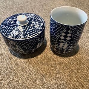 湯呑みセット 軍配柄