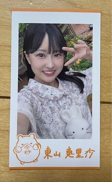 高嶺のなでしこ 東山 恵里沙 フォトカード チェキ eye talk アイトーク