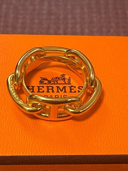 エルメス HERMES スカーフリング シェーヌダンクル