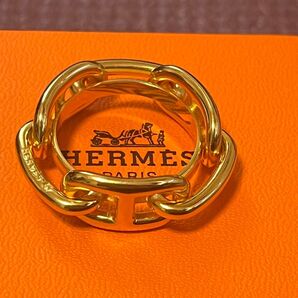 エルメス HERMES スカーフリング シェーヌダンクル