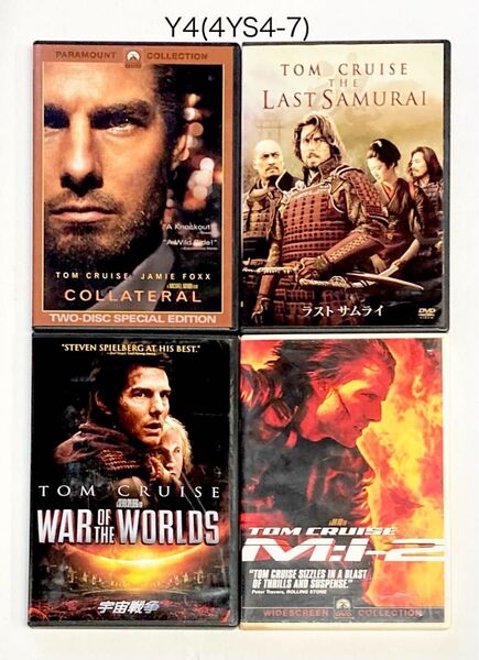 トム・クルーズ4セット コラテラル ラストサムライ ミッション:インポッシブル他