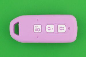 ホンダ（HONDA）・N BOX・3ボタン・スマートキー用シリコンカバーケース　★★紫色（パープル）