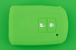 トヨタ（TOYOTA）★新型2ボタン・スマートキー用シリコンカバーケース★★緑色（グリーン）