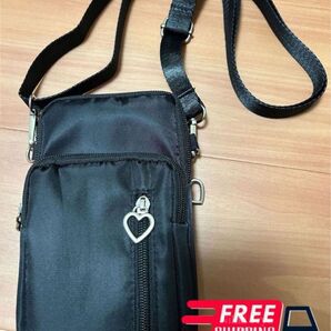 【新品】スマホショルダーバック 複数購入割引有り ポケット4つ
