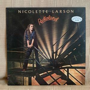 見本盤 sample 白レーベル 解説付 LP ニコレット・ラーソン NICOLETTE LARSON ／ ラジオランド RADIOLAND P-10959
