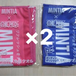 ミンティア×ワンピース 冷感タオル4枚
