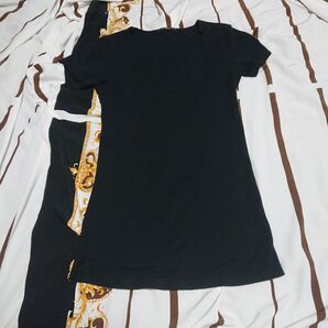 美品 Barak ロング Tシャツ ブラック 半袖