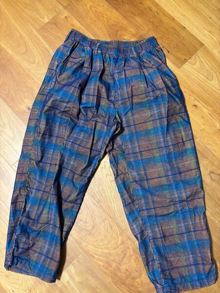 keboz CORDUROY CHECK PANTS