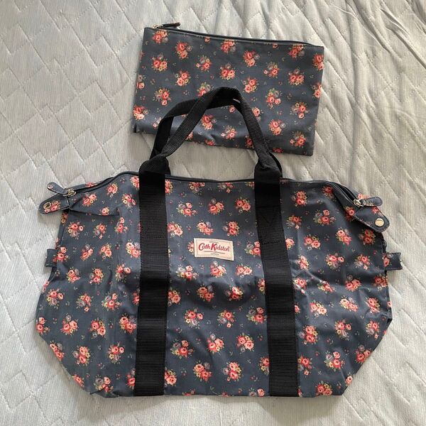 キャス キッドソン Cath Kidston トートバッグ 折りたたみ 収納袋付き