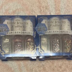 【新品 未開封 未使用】2ケース6個 パラドゥ リトルジュエリーコフレ きらめくネイル3色セット