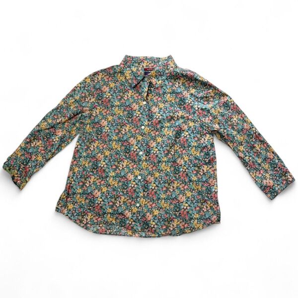 美品 アマカ AMACA リバティ LIBERTY シャツ ブラウス 38