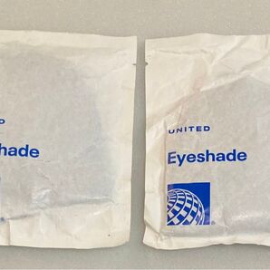 UNITED ユナイテッド航空 eyeshade 2個セット アイマスク アイジェイド 未使用 未開封