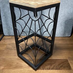 アイアン 椅子 インダストリアル 蜘蛛の巣 ホットロッド ワンオフ スパイダーウェーブ スパイダーネット