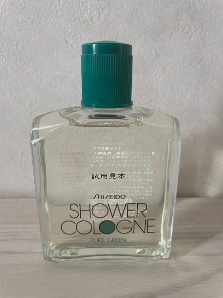大瓶 昭和レトロ 廃盤 資生堂 シャワーコロン ピュアグリーン オーデコロン 150ml 希少 レア