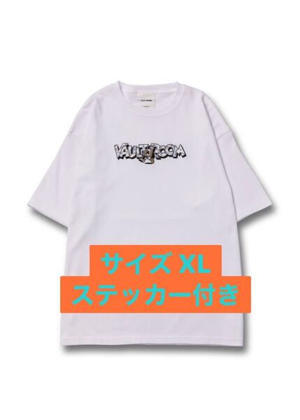 vaultroom CAMO LOGO TEE / WHT XL ステッカー付き 迷彩