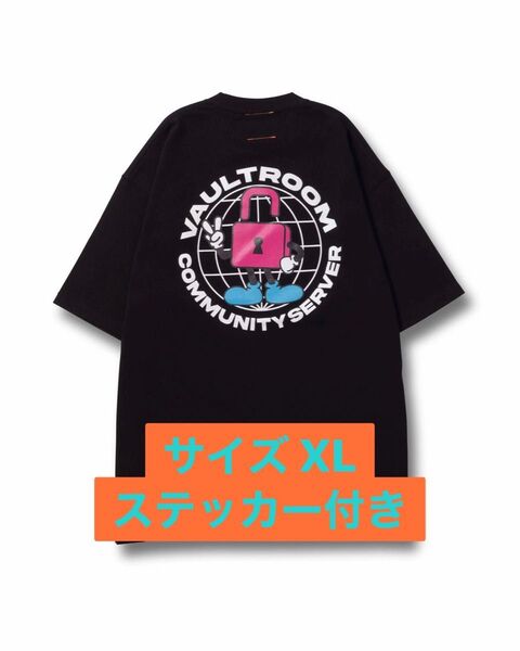 vaultroom SONMIN TEE ブラック 黒 サイズXL ステッカー付き