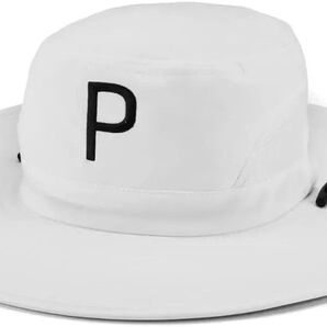 プーマ ゴルフハット Aussie P Bucket Hat ホワイト