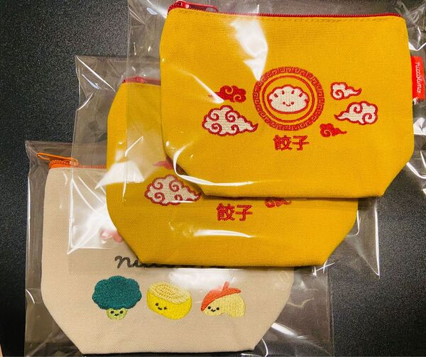 にっこりーノ ポーチ gashacoco お弁当 餃子 ぎょうざ 3点セット