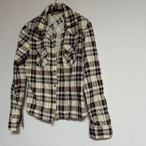 チェック柄シャツ 長袖