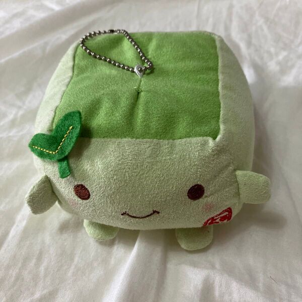 はんなりとうふ とうふちゃん マスコット ぬいぐるみ キーホルダー モチモチ