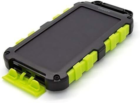 10000mAh ソーラー充電 大容量 モバイルバッテリー 防塵 防水
