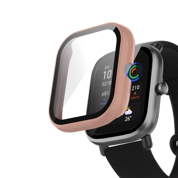 Amazfit GTS 4 Mini 対応 ケース 強化ガラスフィルム 保護 カバー