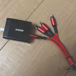 新品ANKER A2013[PowerPort+ 1 with USB急速充電器 3.0対応 & 3in1 充電ケーブル