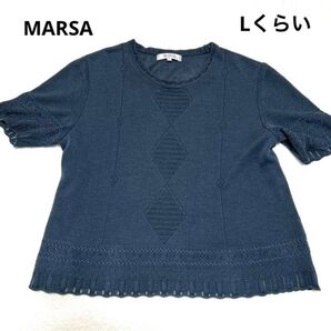 MARSA レナウン 半袖トップス ネイビー Lくらい