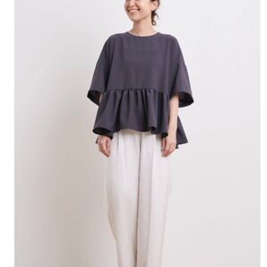 yori 新品タグ付き 2023 サテンワイドパンツ