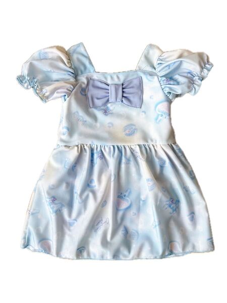 新品 タグ付き♪リボン付きワンピース水着 サイズ100 Angel Love 水着 女の子 プール しまむら バースデイ