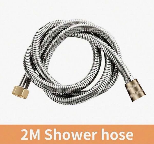 高圧対応 軽量 ステンレス製 シャワーホース 2m ホース交換用