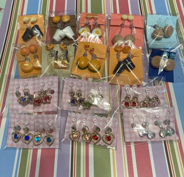 アクセサリー ハンドメイド キッズ イヤリング フリマ等に お買得品